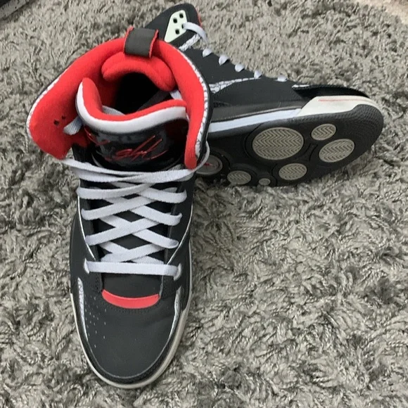 Jordan SC-2 Bred, blk/red, sz10 - Picture 5 of 6